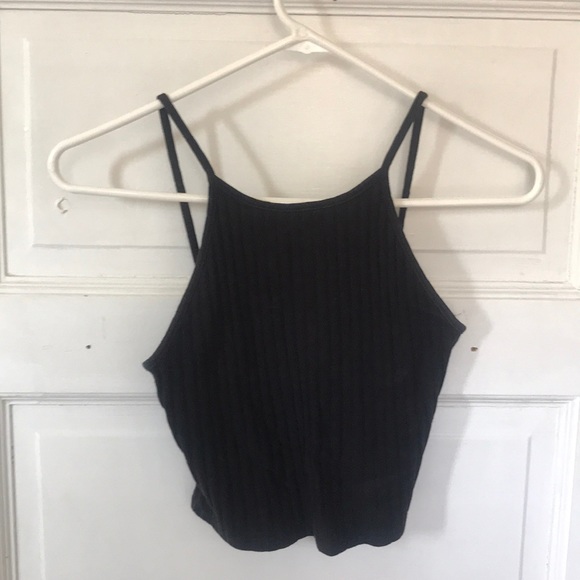 New Look | Tops | Black Ribbed Tank Top | Poshmark